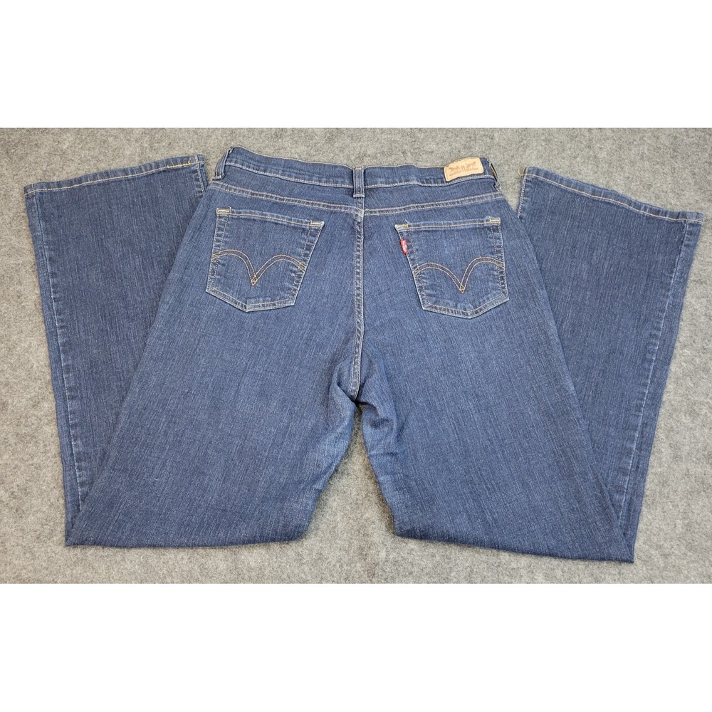 Levis 512 Jeans Womens 12M Perfectly Slimming Streetwear Bootcut Leg Y2K Boho